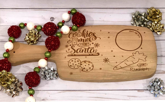 Premium Santa Cookie Plate - Custom Creations of Jacksonville
