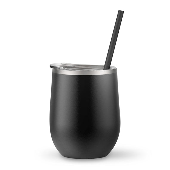 Personalized Black Stainless Steel Drink Tumbler - Modern Serif Monogr –  Vispro Designs